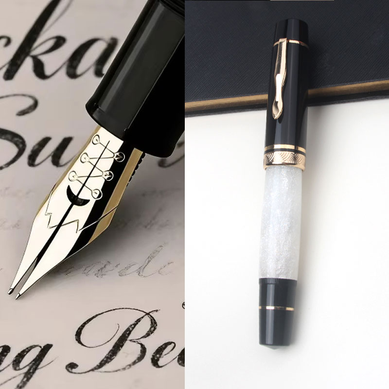 Fountain Pen Calligraphy Flex Nib - Pióro wieczne Premium Majohn z ultra