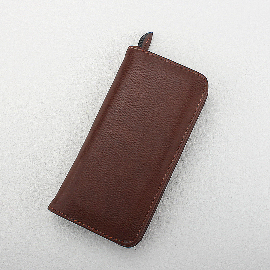 Leather Fountain Pen Case 3 Slots Pouch - Etui na pióra wieczne ze skóry