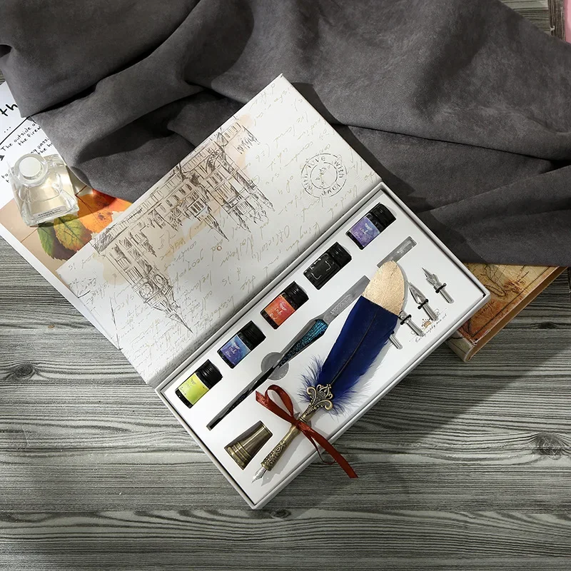 1 szt. szklany długopis z tusz – Glass Dip Pen Calligraphy Ink Set recenzja i cena