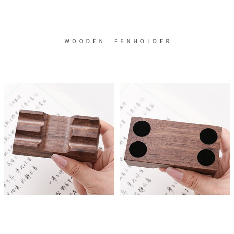Stojak na długopisy z drewna o – Wooden Fountain Pen Desk Stand Holder recenzja i cena