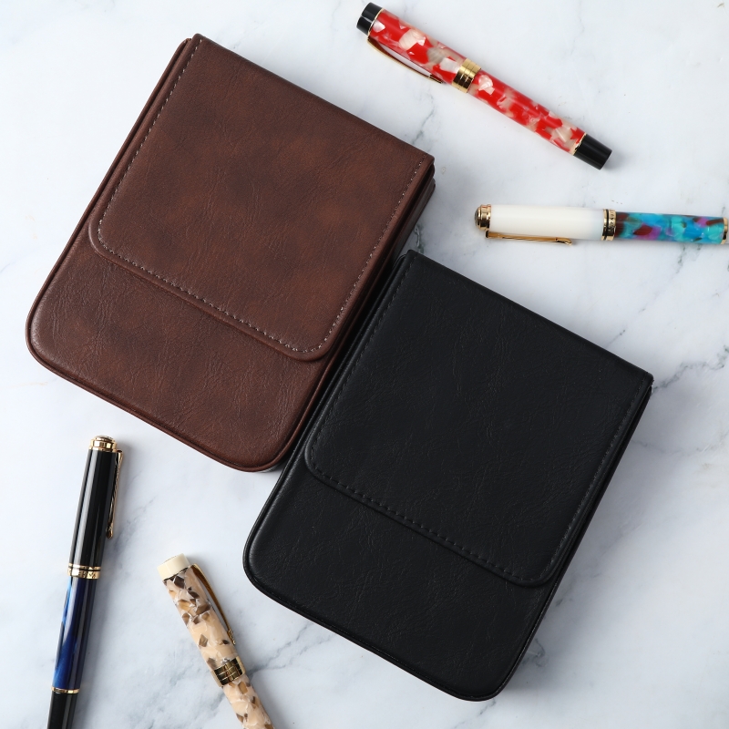 Luksusowe etui na długopisy ze – Leather Fountain Pen Case 3 Slots Pouch recenzja i cena