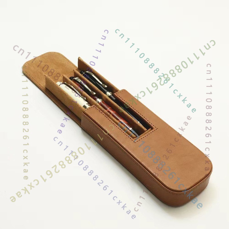Etui na długopisy z 3 przegród – Leather Fountain Pen Case 3 Slots Pouch recenzja i cena