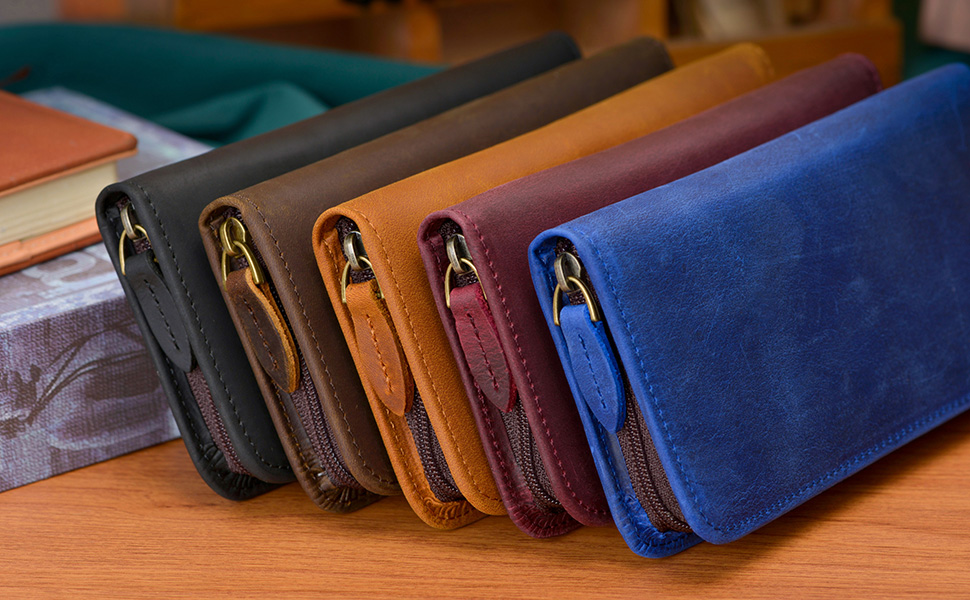 Etui na pióro wieczne z ręczni – Leather Fountain Pen Case 3 Slots Pouch recenzja i cena