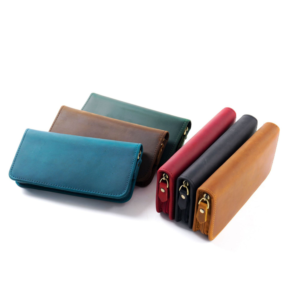Etui na długopisy z prawdziwej – Leather Fountain Pen Case 3 Slots Pouch recenzja i cena