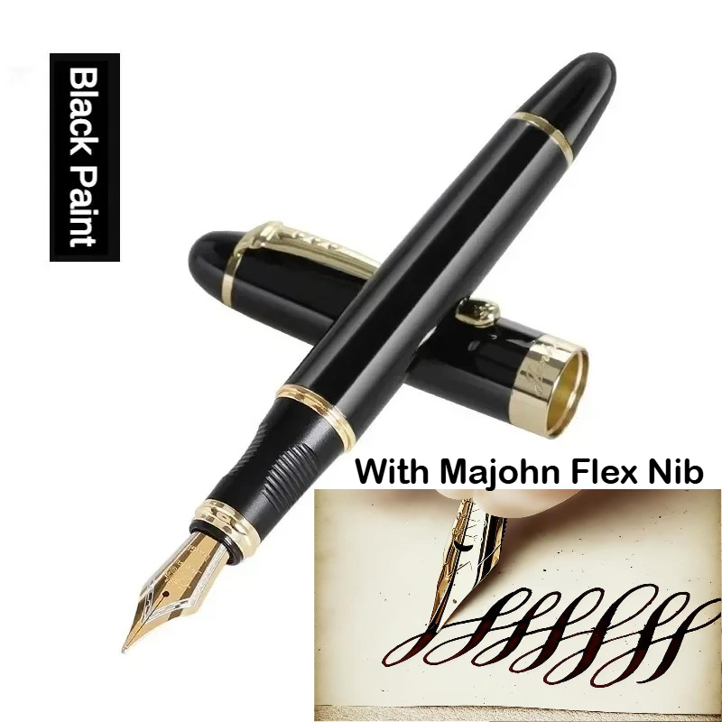 JINHAO X450 Metalowy Pióro Wie – Fountain Pen Calligraphy Flex Nib recenzja i cena