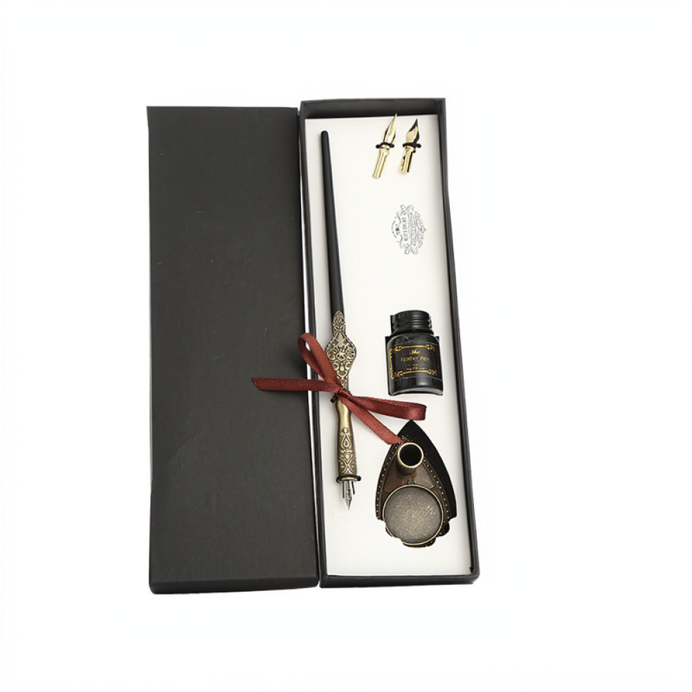 Wyjątkowy zestaw długopisów sz – Glass Dip Pen Calligraphy Ink Set recenzja i cena