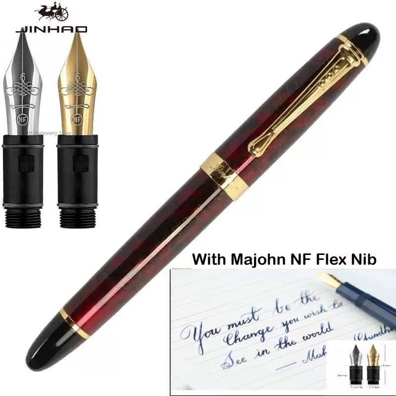 JINHAO X450 – pióro wieczne z  – Fountain Pen Calligraphy Flex Nib recenzja i cena