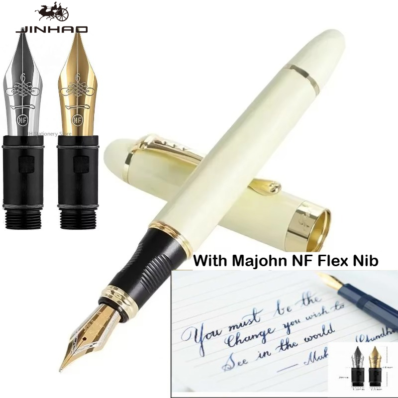 JINHAO X450 – pióro wieczne z  – Fountain Pen Calligraphy Flex Nib recenzja i cena